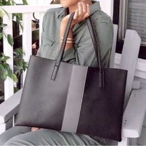 🖤 VINCE CAMUTO Slim Vegan Leather Tote